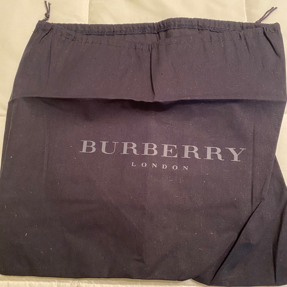 Burberry dust bag.